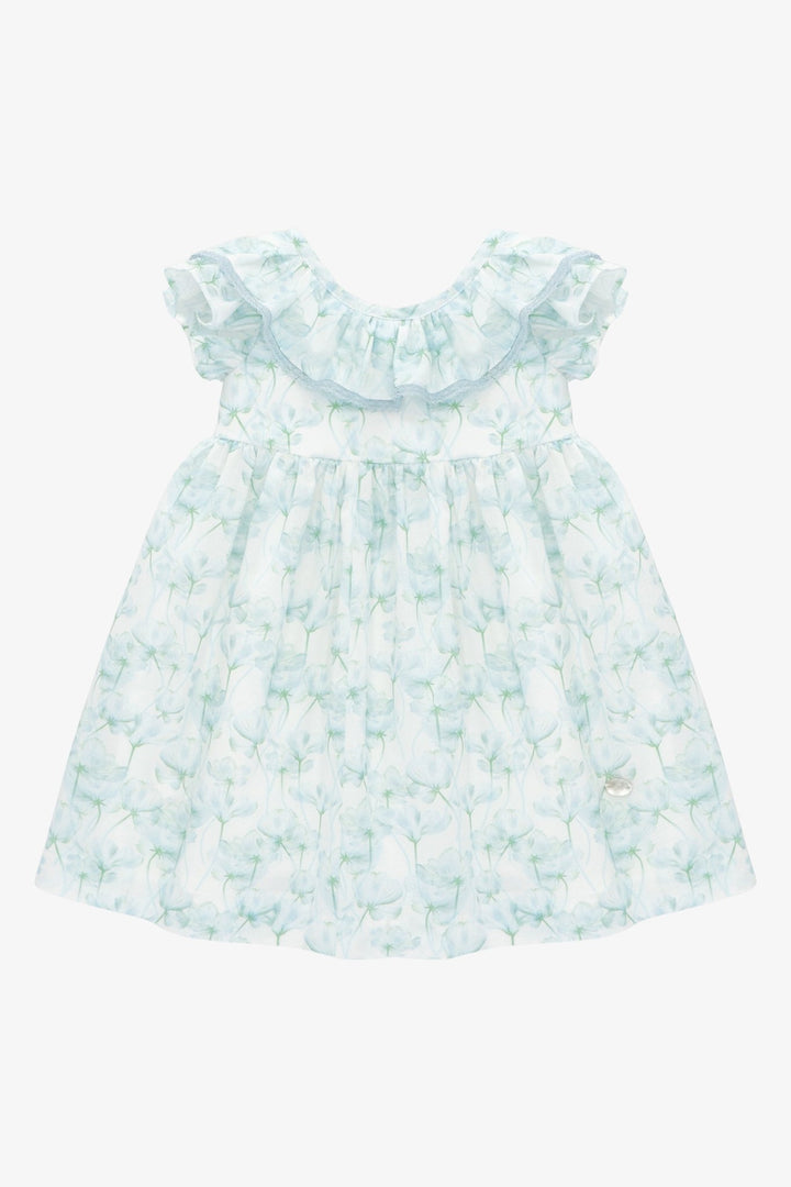 Martín Aranda "Arabella" Blue Watercolour Floral Dress - Millie and John