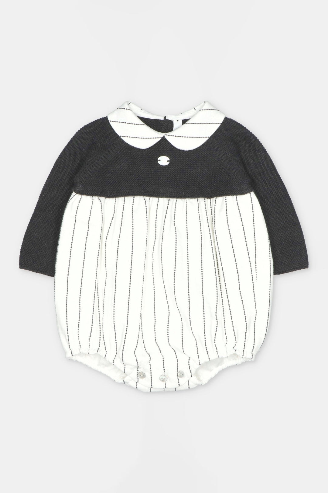 Martín Aranda “Cecil” Ivory &amp; Black Knitted Shortie - Millie and John