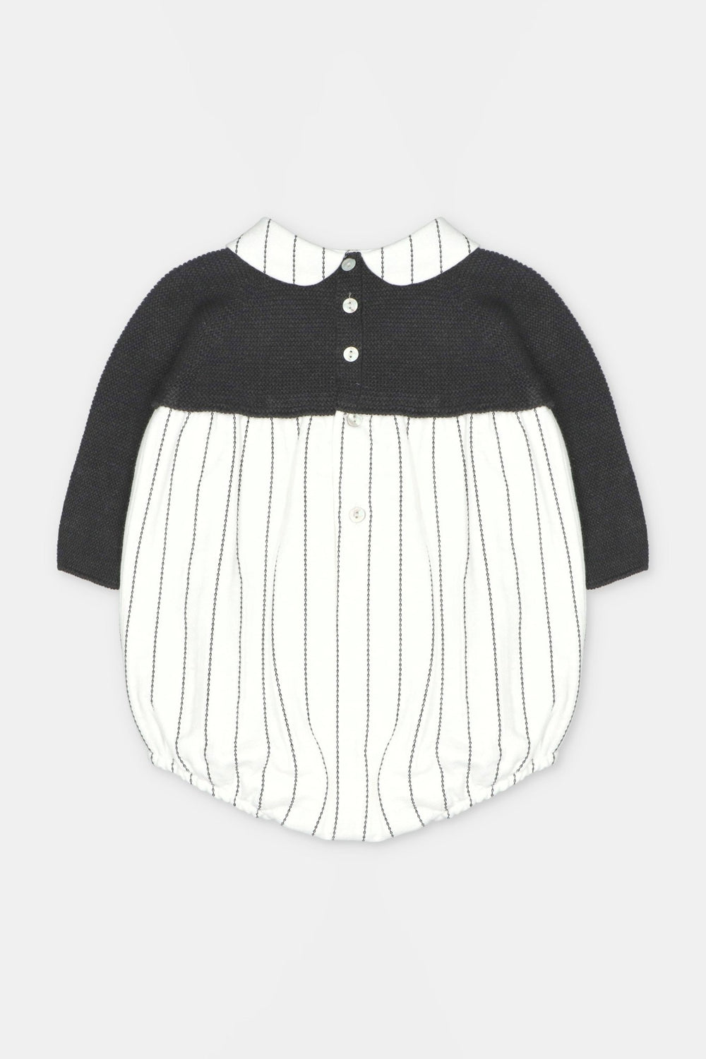 Martín Aranda “Cecil” Ivory & Black Knitted Shortie - Millie and John