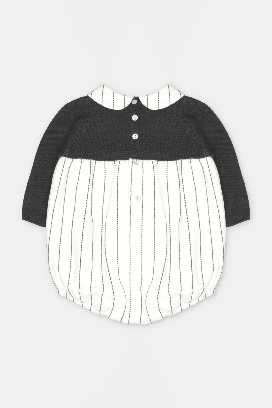 Martín Aranda “Cecil” Ivory &amp; Black Knitted Shortie - Millie and John