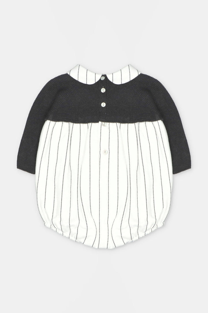 Martín Aranda “Cecil” Ivory &amp; Black Knitted Shortie - Millie and John