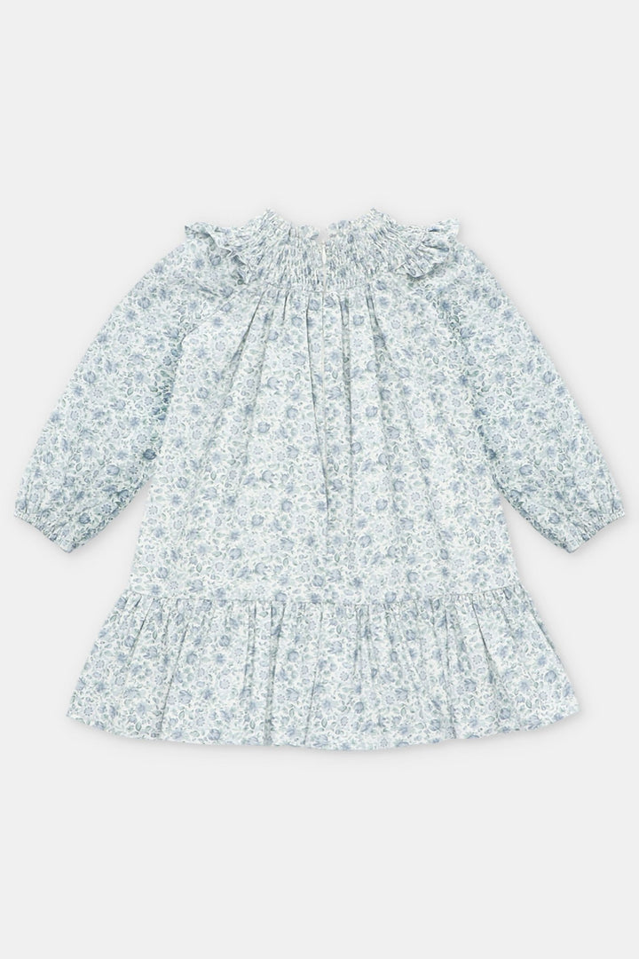 Martín Aranda "Esme" Powder Blue Floral Dress - Millie and John