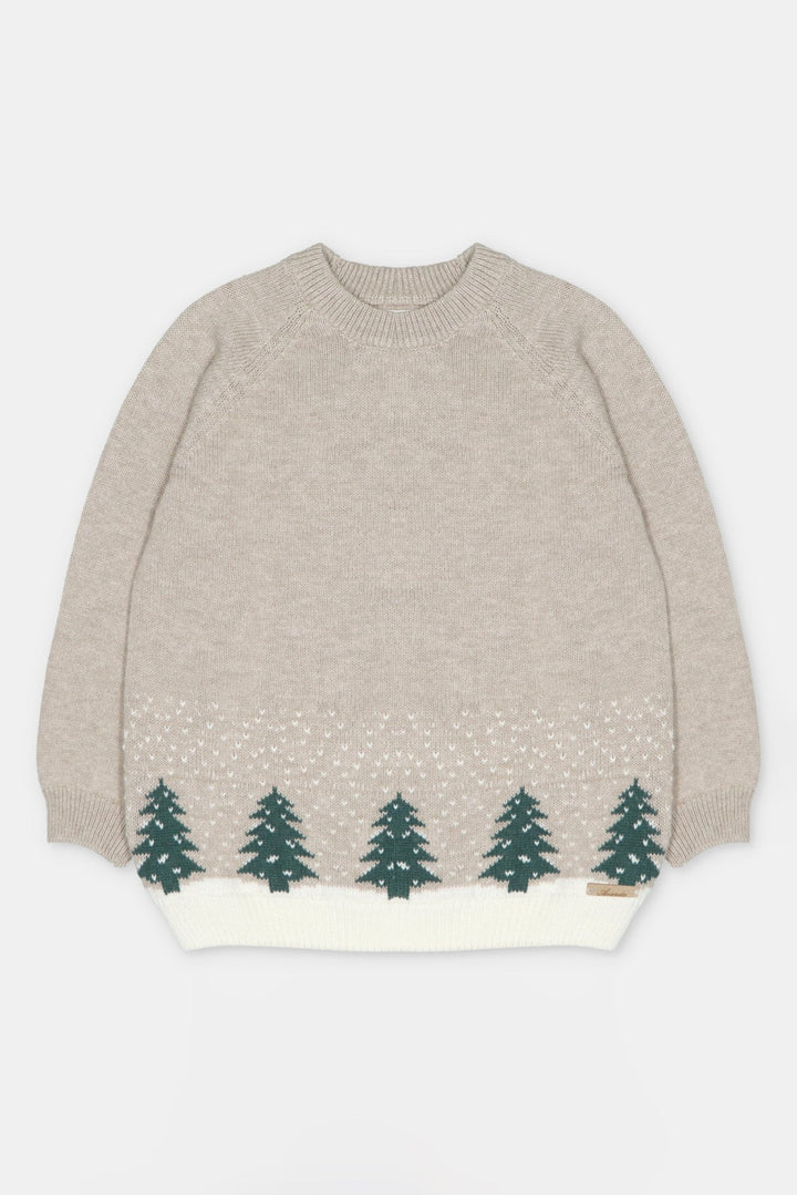 Martín Aranda “Forrest” Toasted Brown Woodland Knitted Jumper - Millie and John