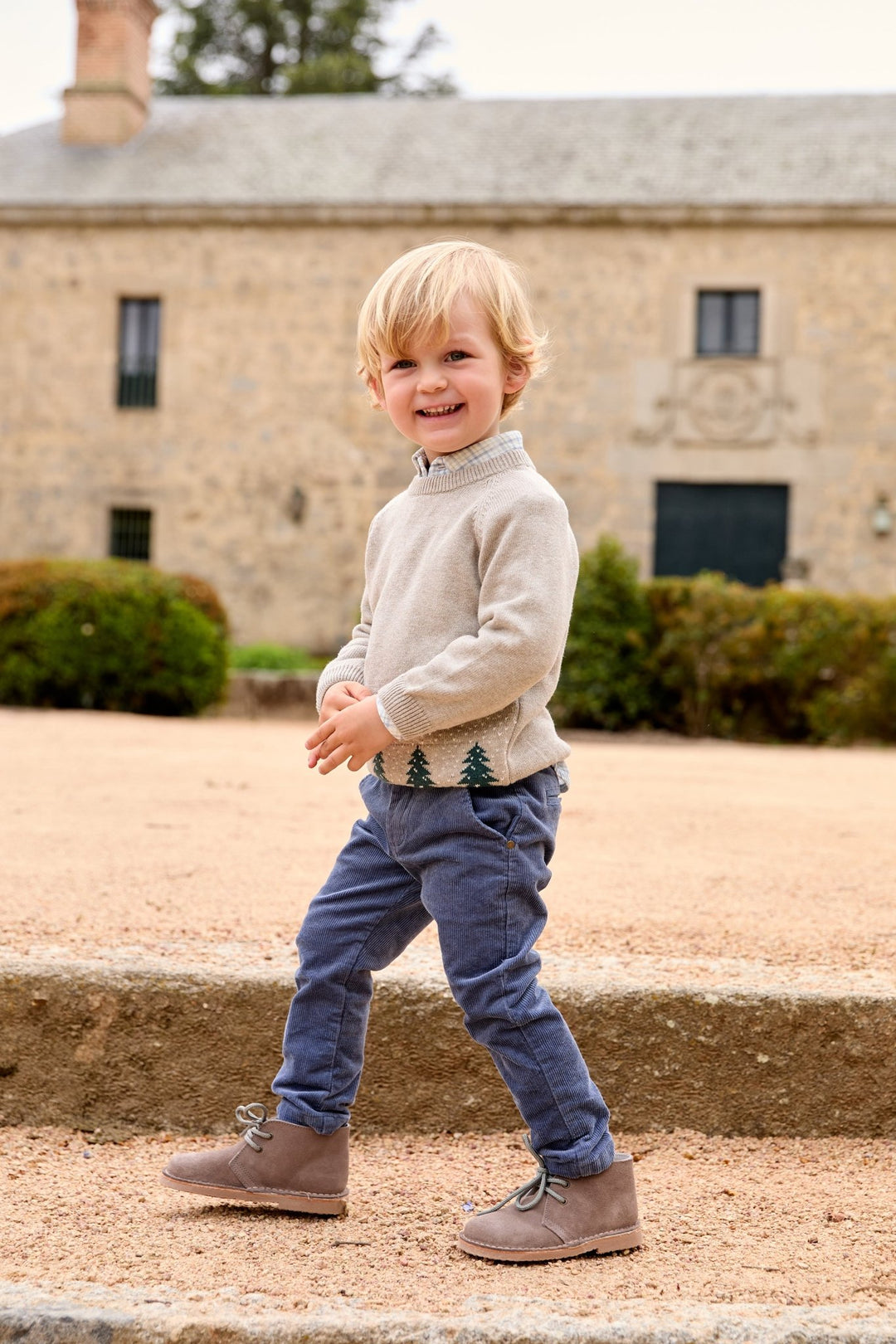 Martín Aranda “Forrest” Toasted Brown Woodland Knitted Jumper - Millie and John