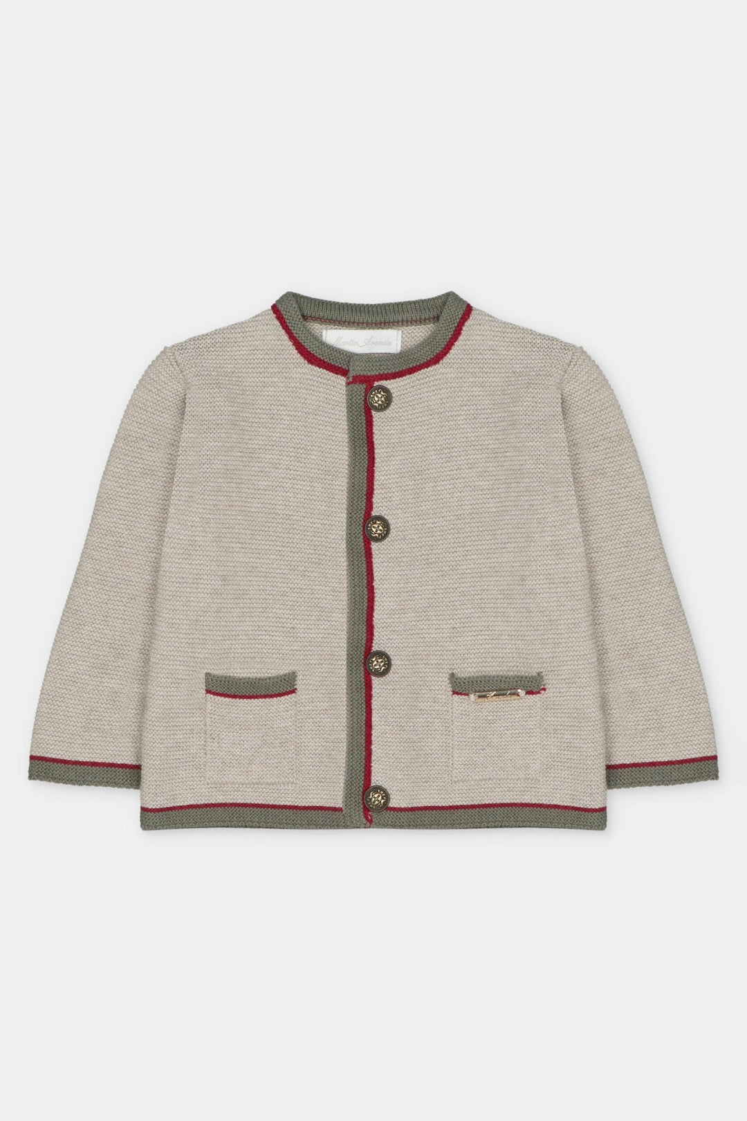 Martín Aranda “Hector” Toasted Brown Heritage Knitted Cardigan - Millie and John