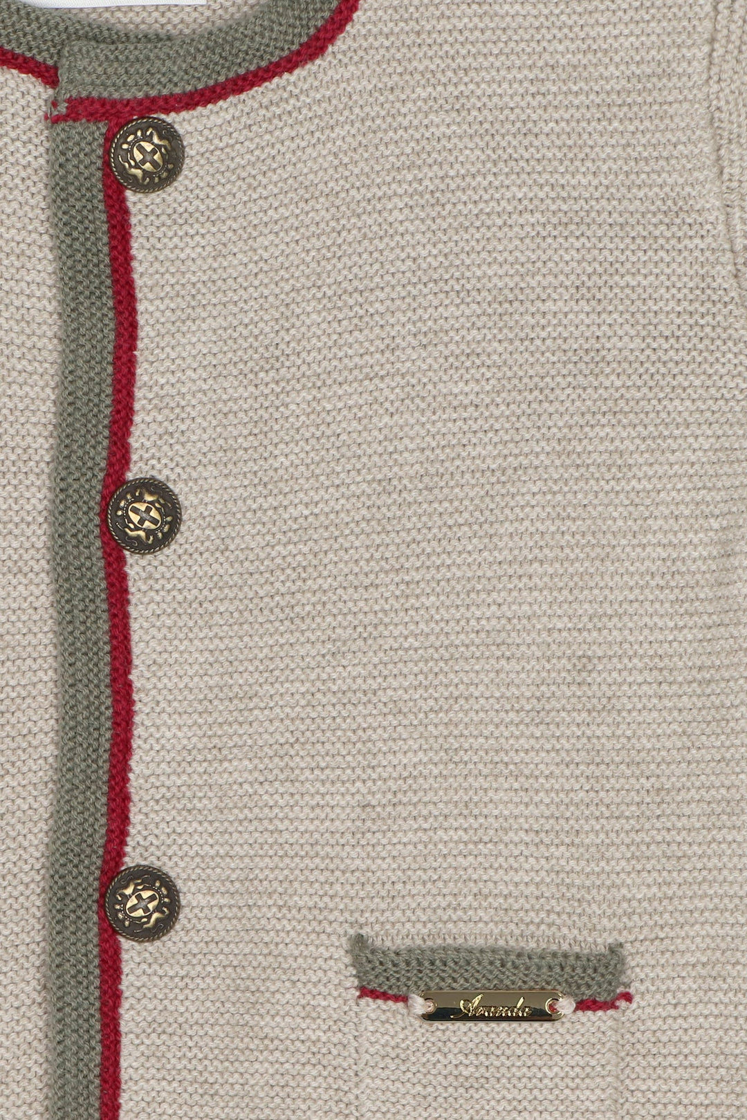 Martín Aranda “Hector” Toasted Brown Heritage Knitted Cardigan - Millie and John