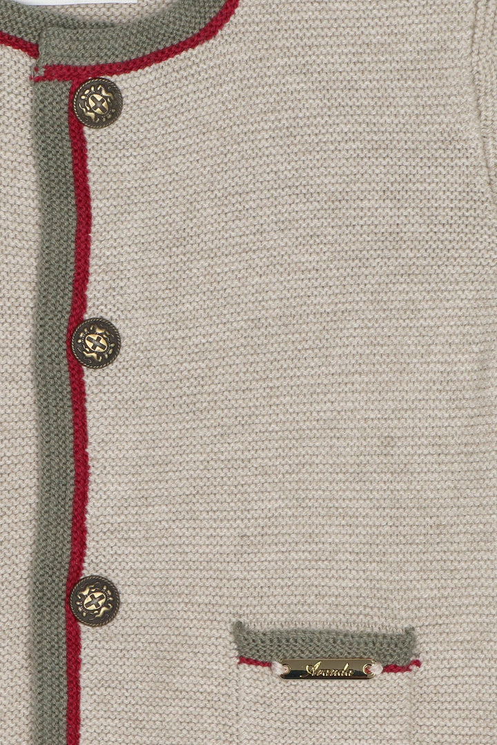 Martín Aranda “Hector” Toasted Brown Heritage Knitted Cardigan - Millie and John