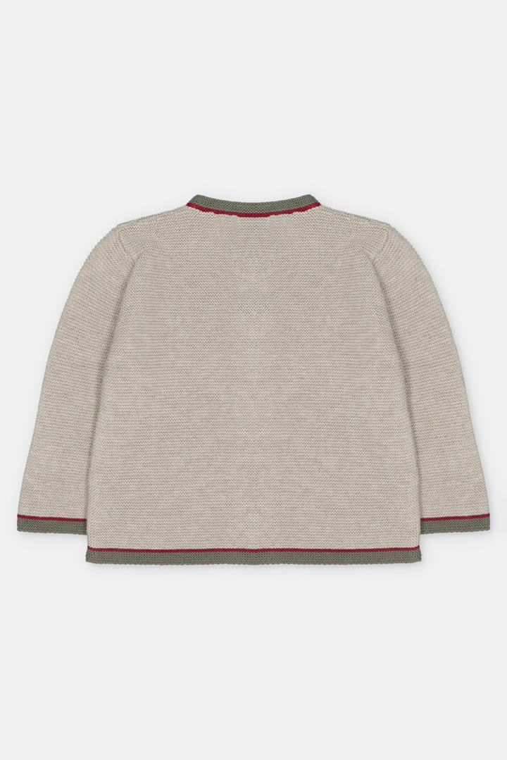 Martín Aranda “Hector” Toasted Brown Heritage Knitted Cardigan - Millie and John