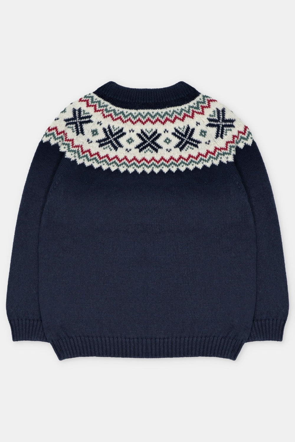 Martín Aranda "Jasper" Navy Fair Isle Knitted Jumper - Millie and John