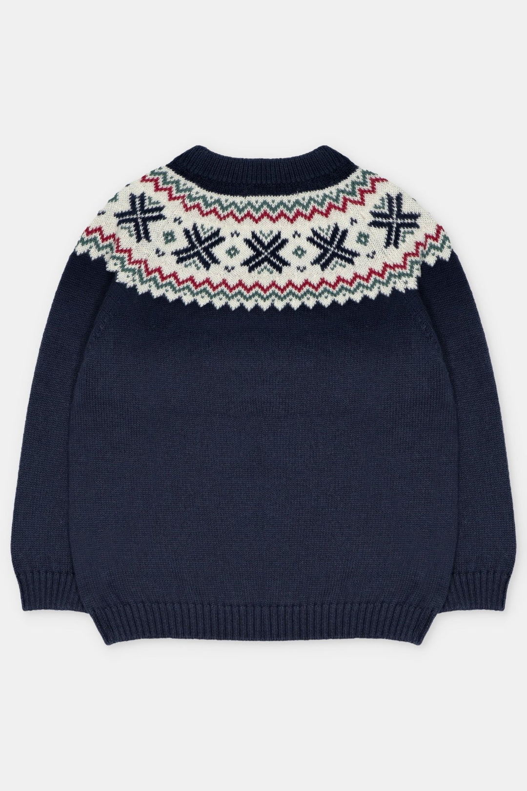 Martín Aranda "Jasper" Navy Fair Isle Knitted Jumper - Millie and John