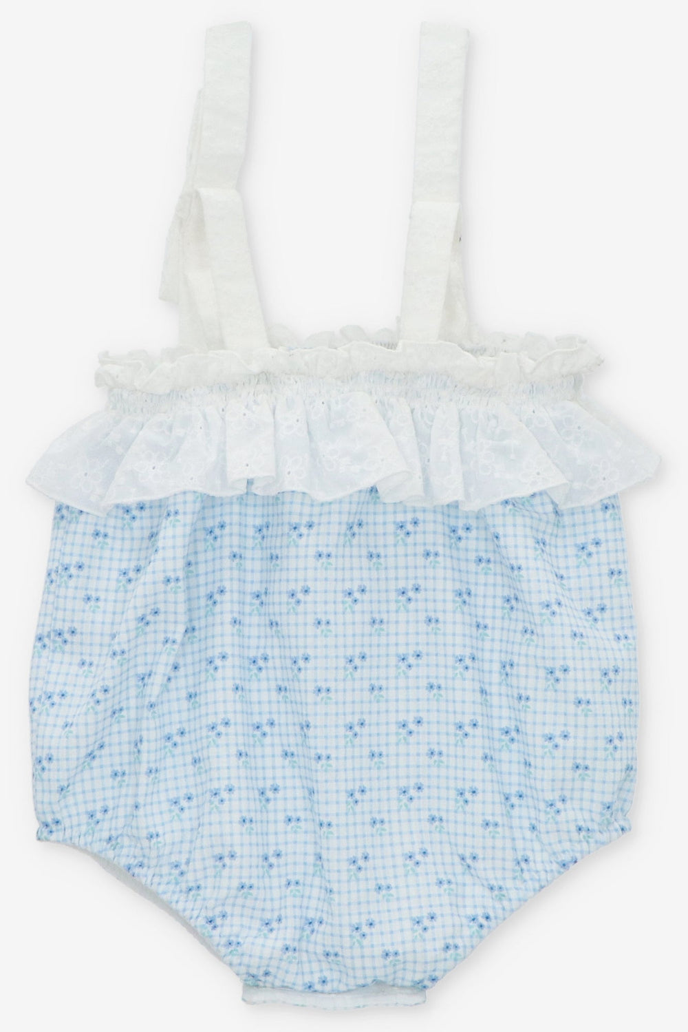 Martín Aranda "Lucia" Dusky Blue Floral Shortie - Millie and John