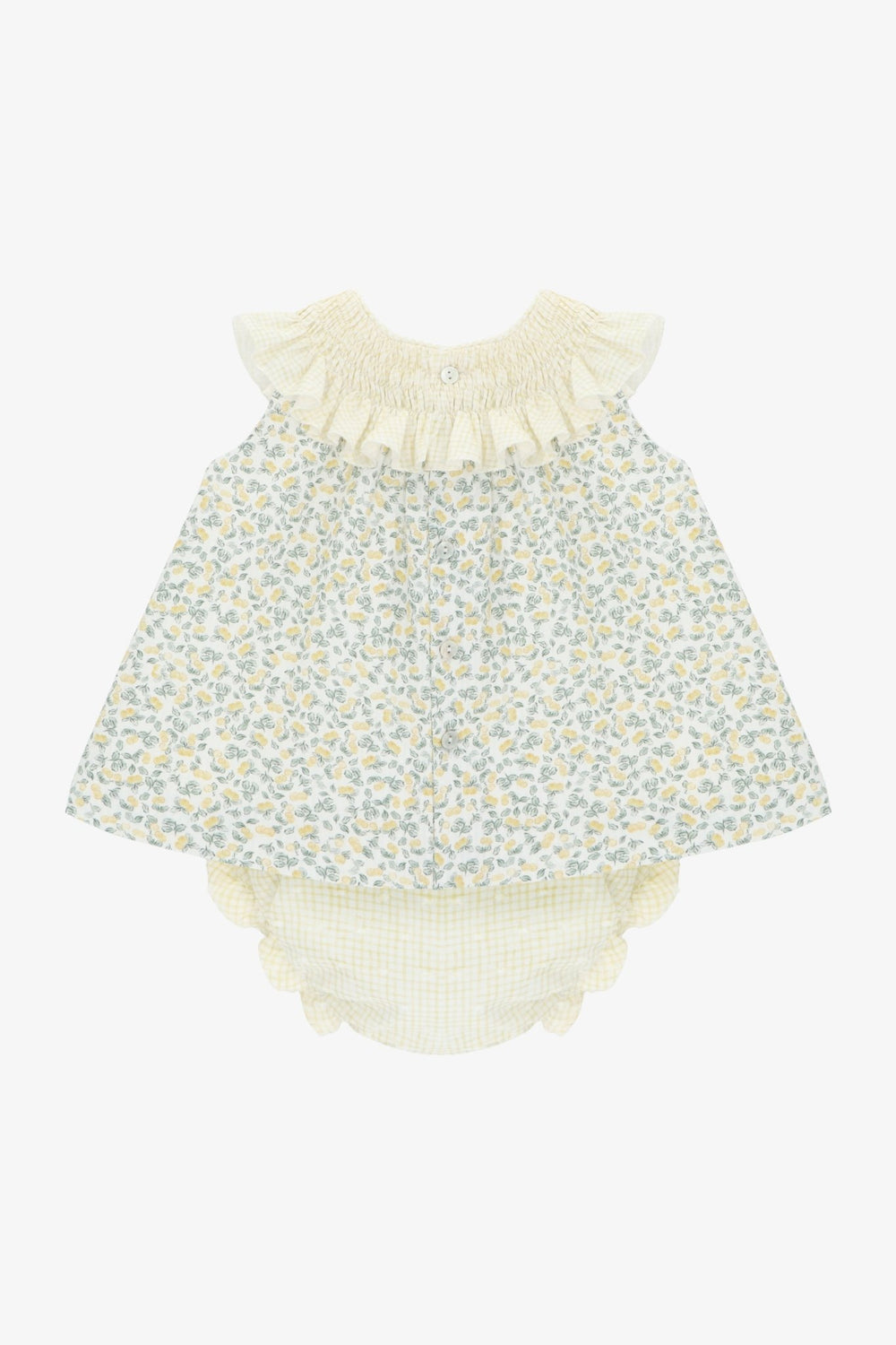 Martín Aranda "Lumi" Lemon Print Dress & Bloomers - Millie and John