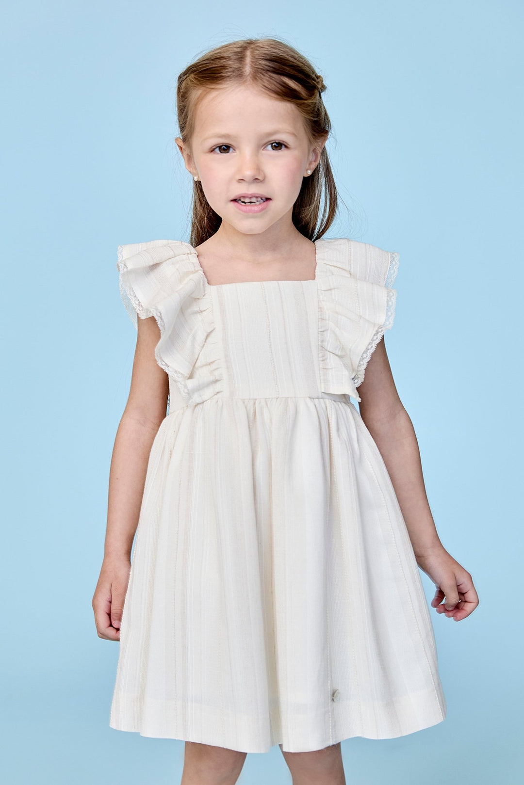 Martín Aranda "Macie" Cream Dress - Millie and John