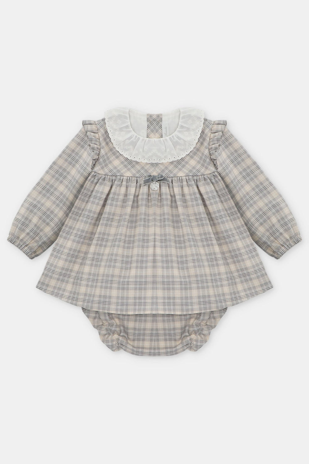 Martín Aranda "Maisie" Stone Tartan Dress & Bloomers - Millie and John