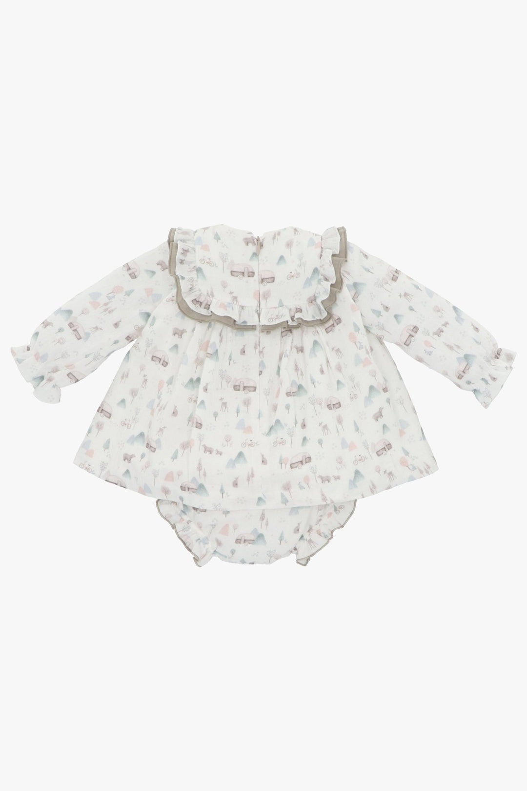 Martín Aranda "Myla" Winter Print Dress & Bloomers - Millie and John