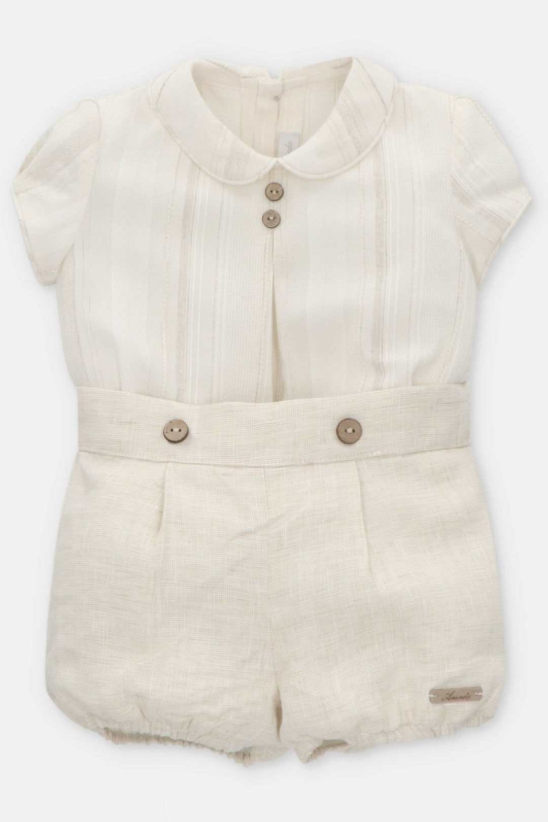 Martín Aranda "Reginald" Cream Shirt & Jam Pants - Millie and John