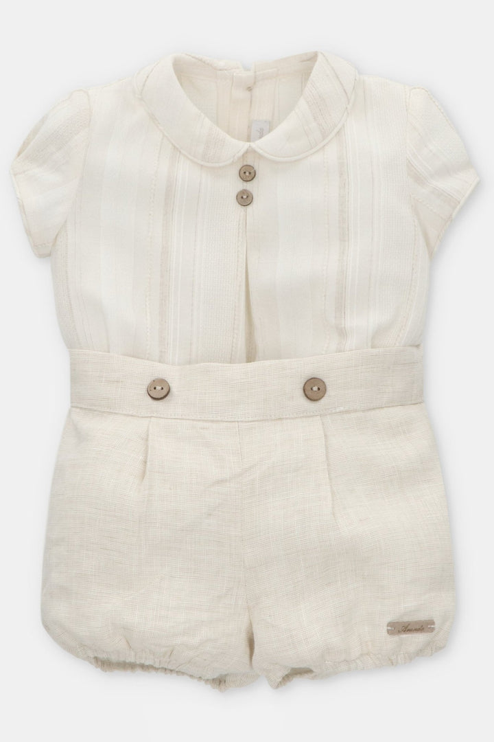 Martín Aranda "Reginald" Cream Shirt & Jam Pants - Millie and John