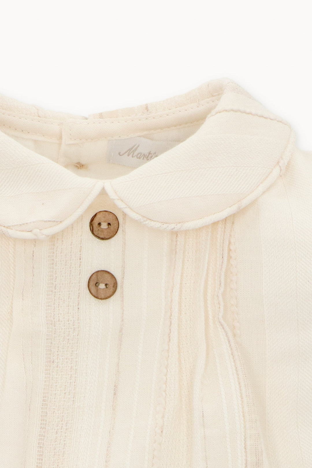 Martín Aranda "Robin" Cream Cotton Romper - Millie and John