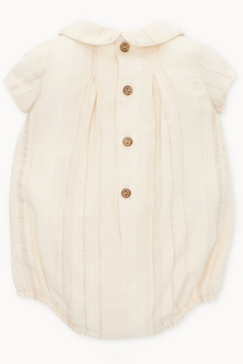 Martín Aranda "Robin" Cream Cotton Romper - Millie and John