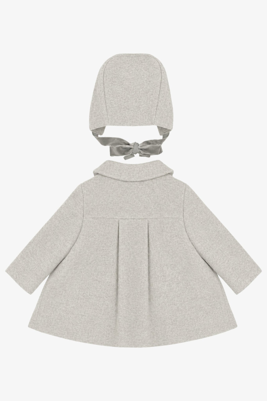 Martín Aranda Stone Felt Coat &amp; Bonnet Set - Millie and John