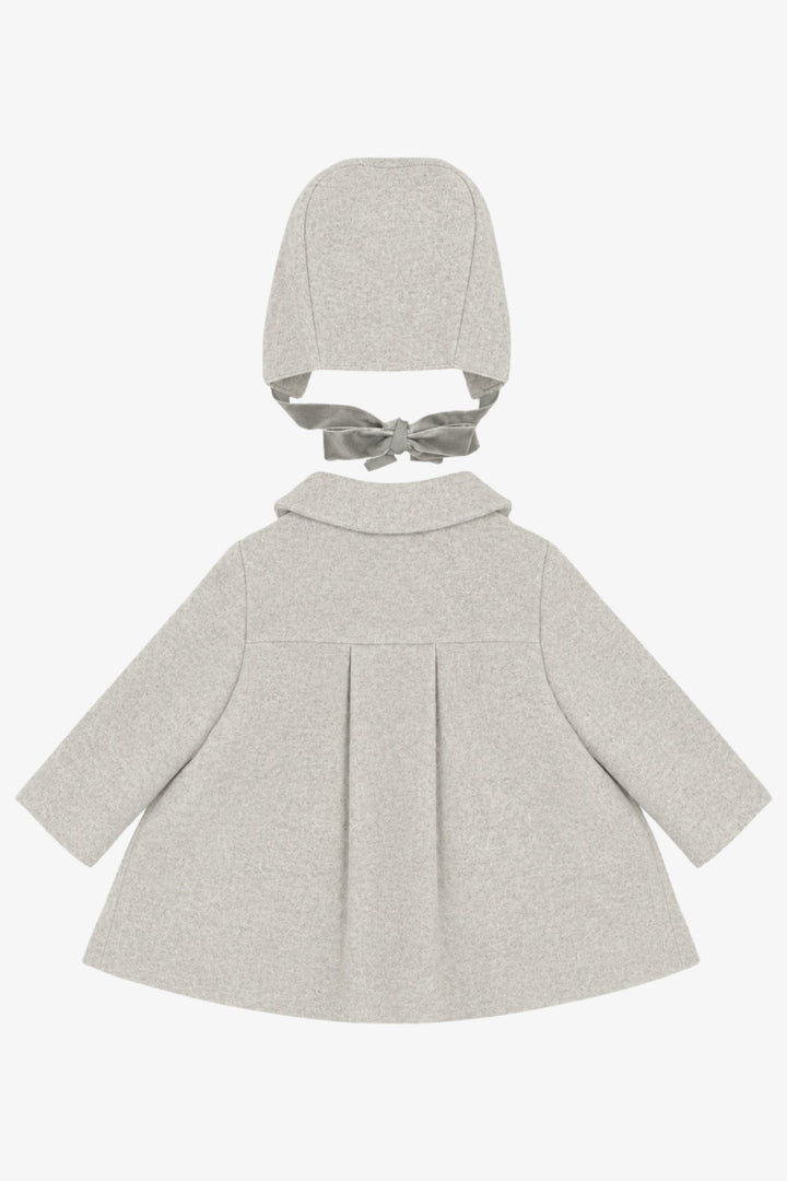Martín Aranda Stone Felt Coat &amp; Bonnet Set - Millie and John