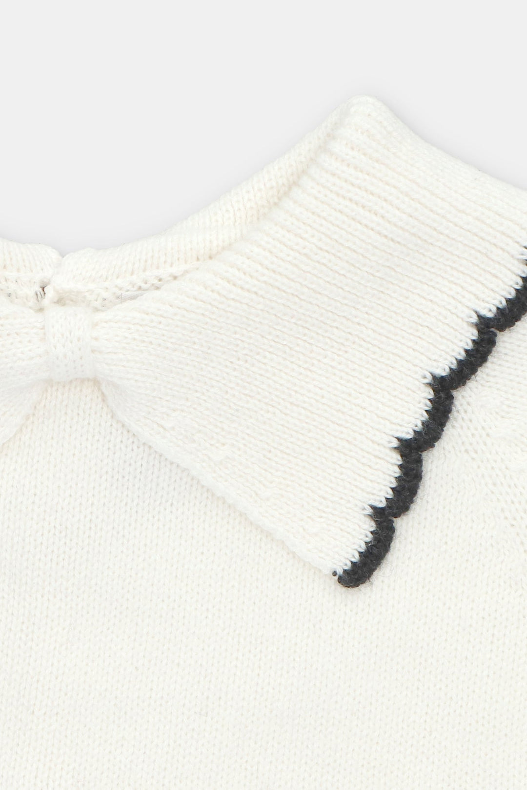 Martín Aranda “Sylvie” Ivory &amp; Black Knitted 3-Piece Outfit - Millie and John