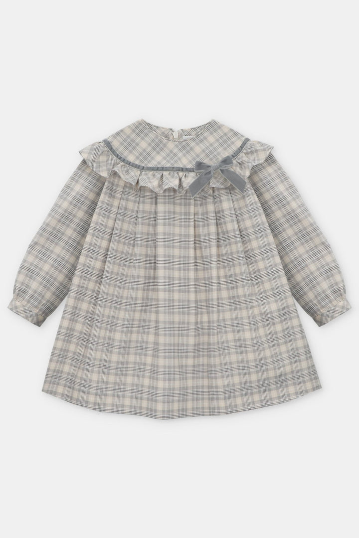 Martín Aranda "Violet" Stone Tartan Dress - Millie and John