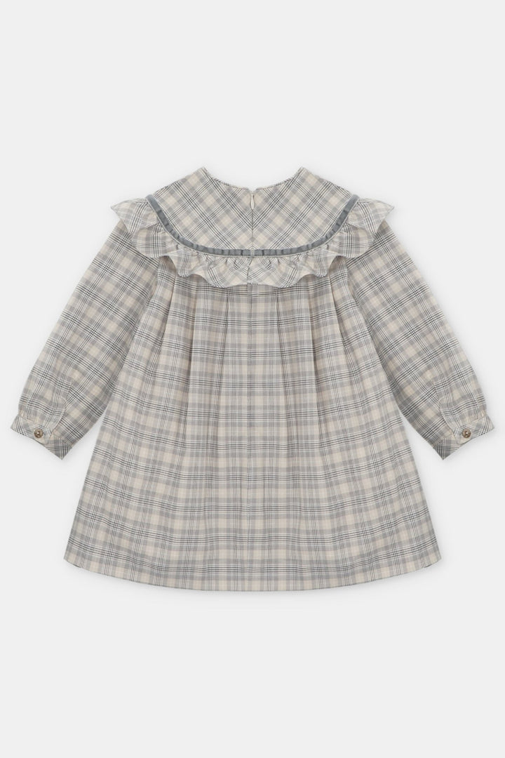 Martín Aranda "Violet" Stone Tartan Dress - Millie and John