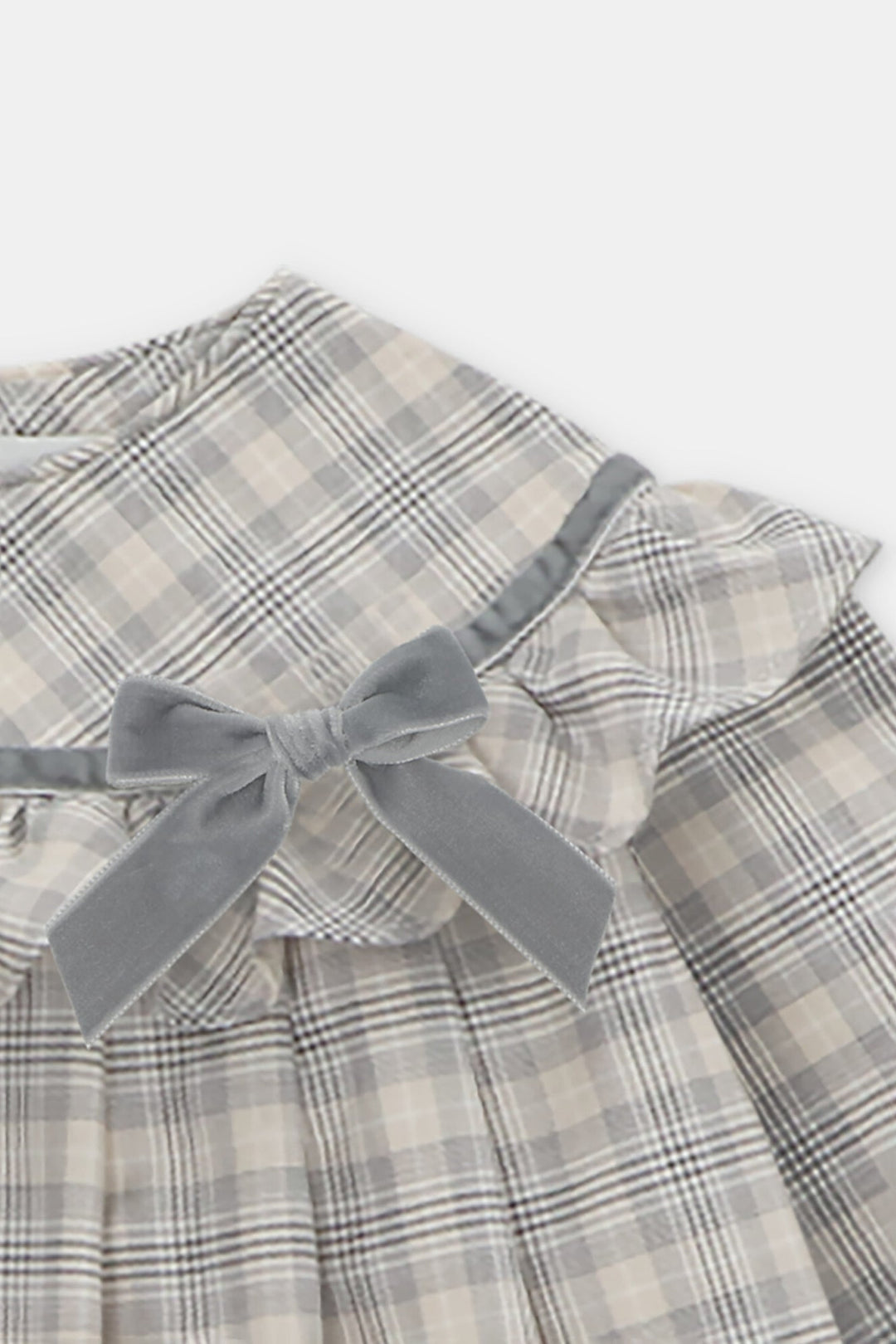 Martín Aranda "Violet" Stone Tartan Dress - Millie and John