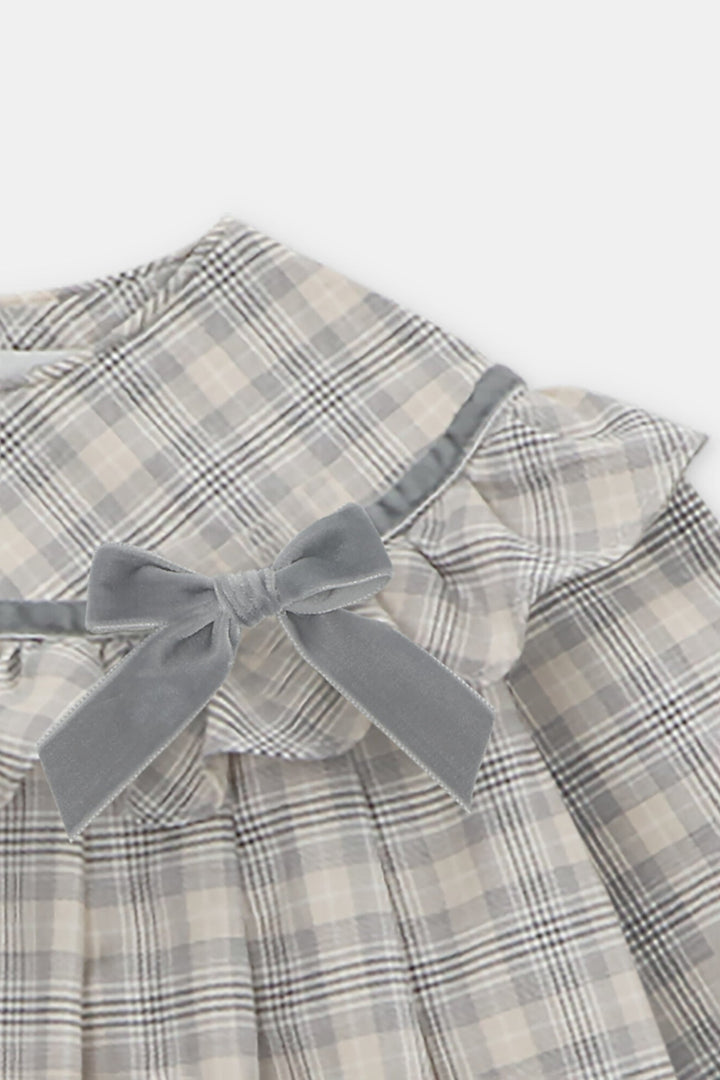 Martín Aranda "Violet" Stone Tartan Dress - Millie and John