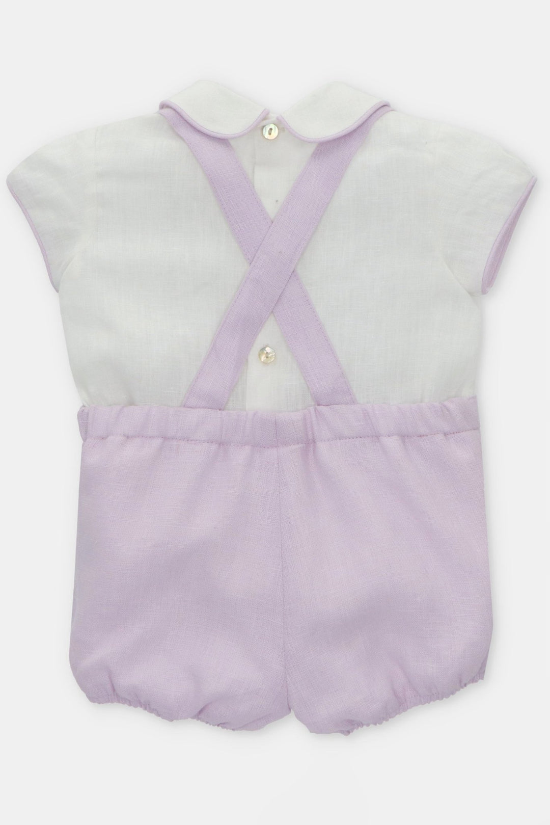 Martín Aranda "Wilfred" Lavender Shirt & Jam Pants with Braces - Millie and John