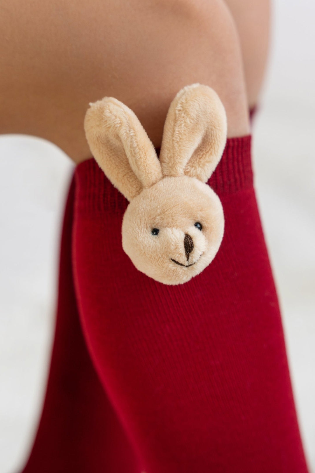 Meia Pata 3D Bunny Knee High Socks - Millie and John