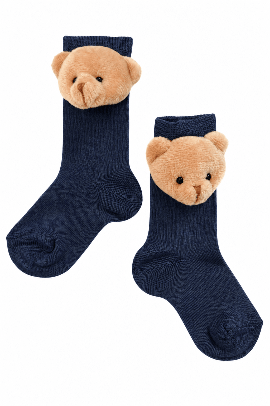 Meia Pata 3D Teddy Knee High Socks - Millie and John