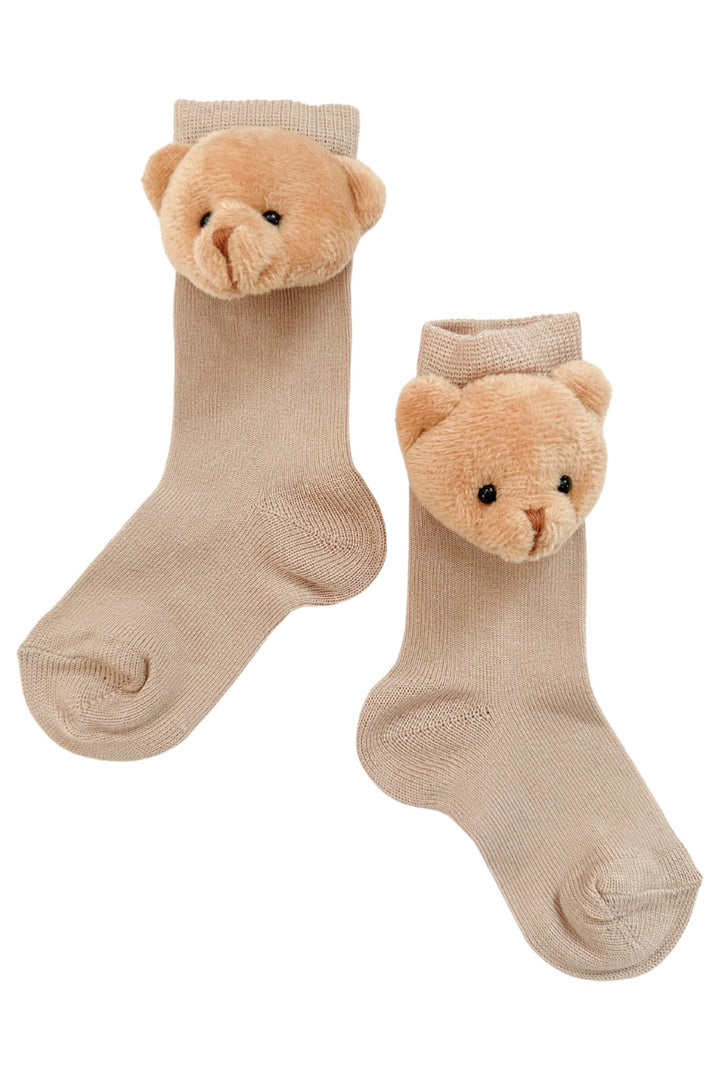 Meia Pata 3D Teddy Knee High Socks - Millie and John