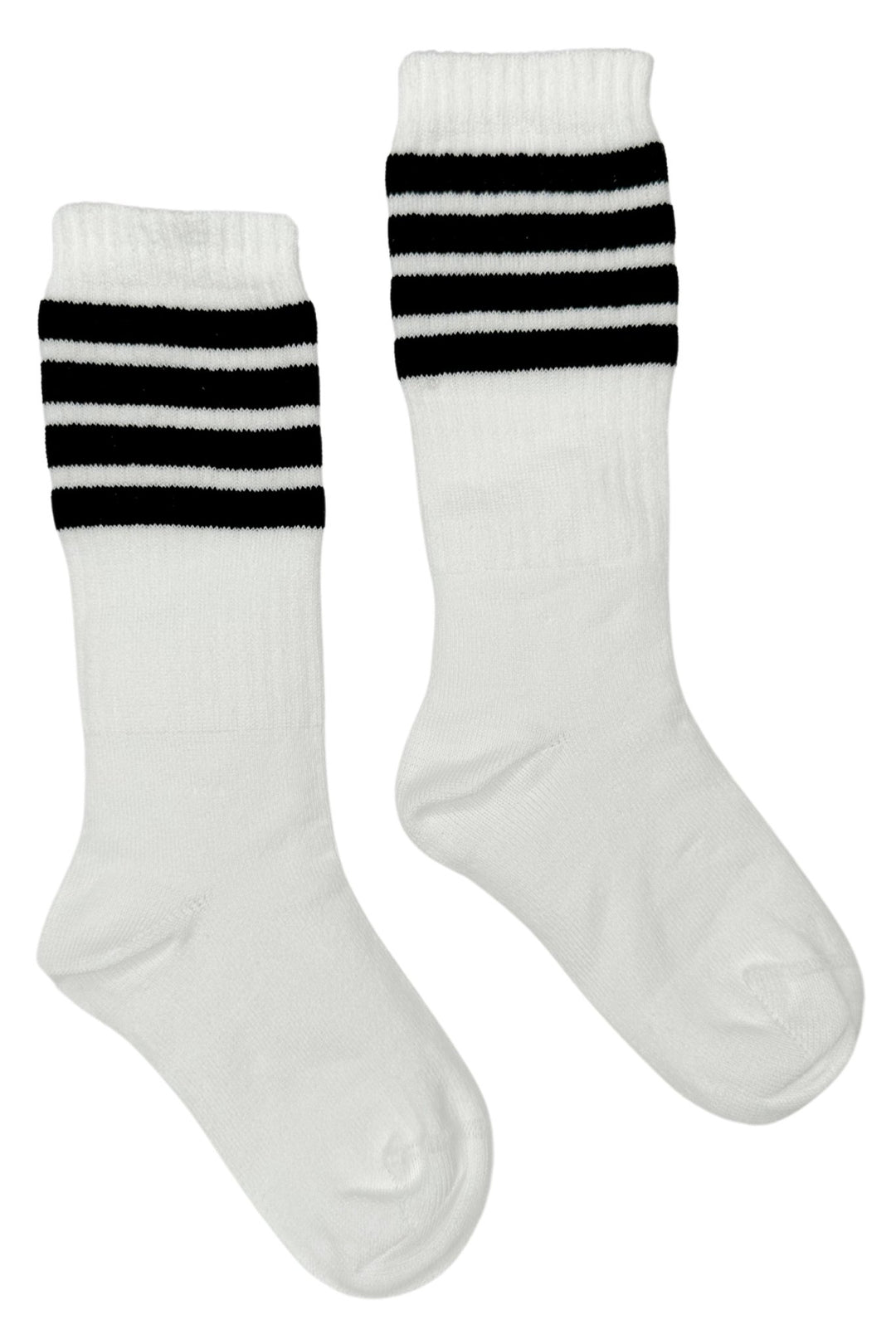 Meia Pata Black Stripe Knee High Sport Socks - Millie and John