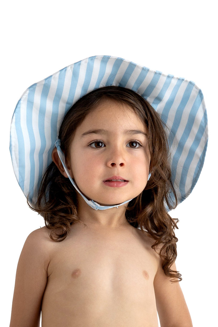 Meia Pata BLUE STRIPES Sun Hat - Millie and John