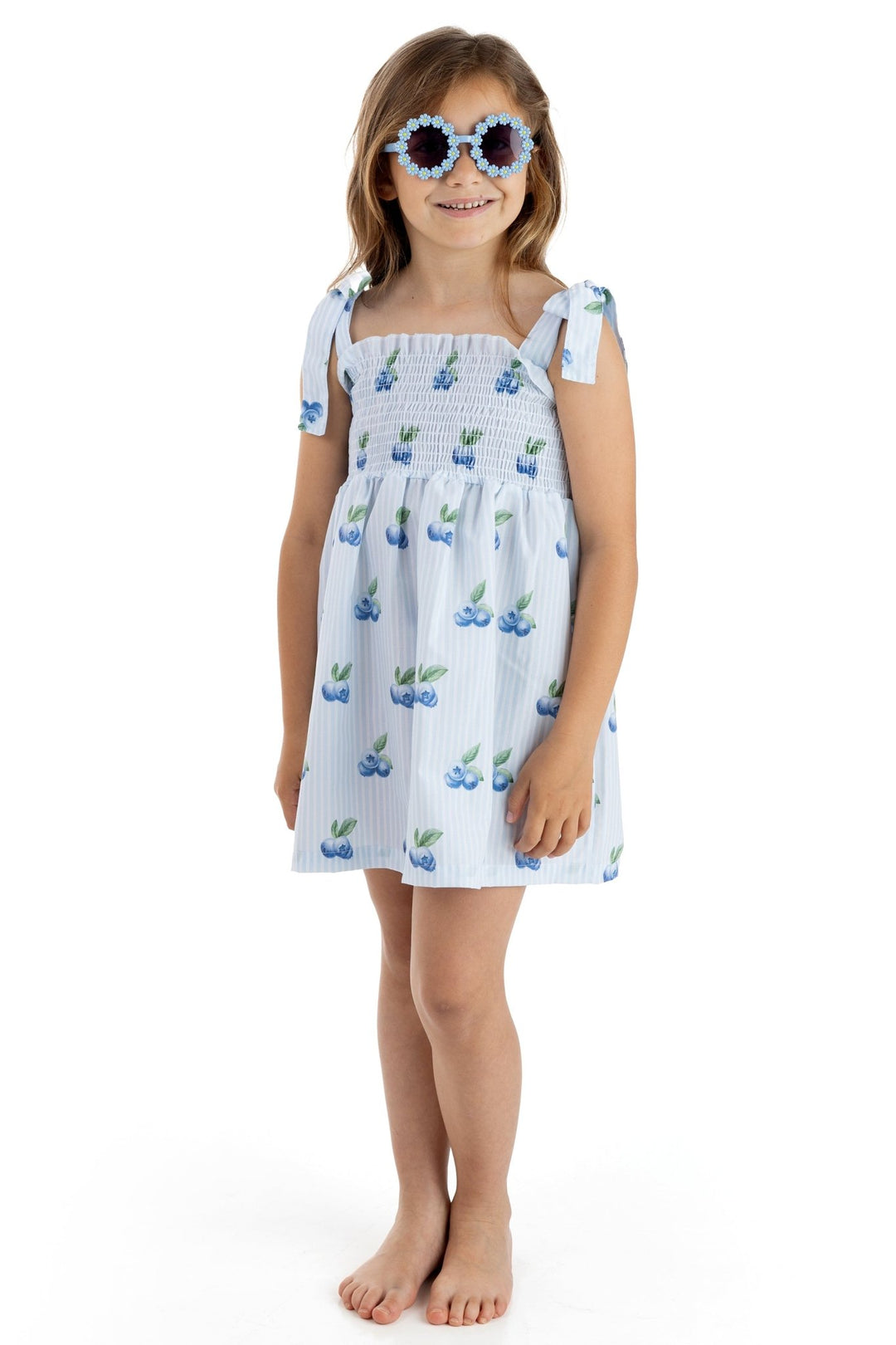 Meia Pata BLUEBERRIES Cotton Dress - Millie and John