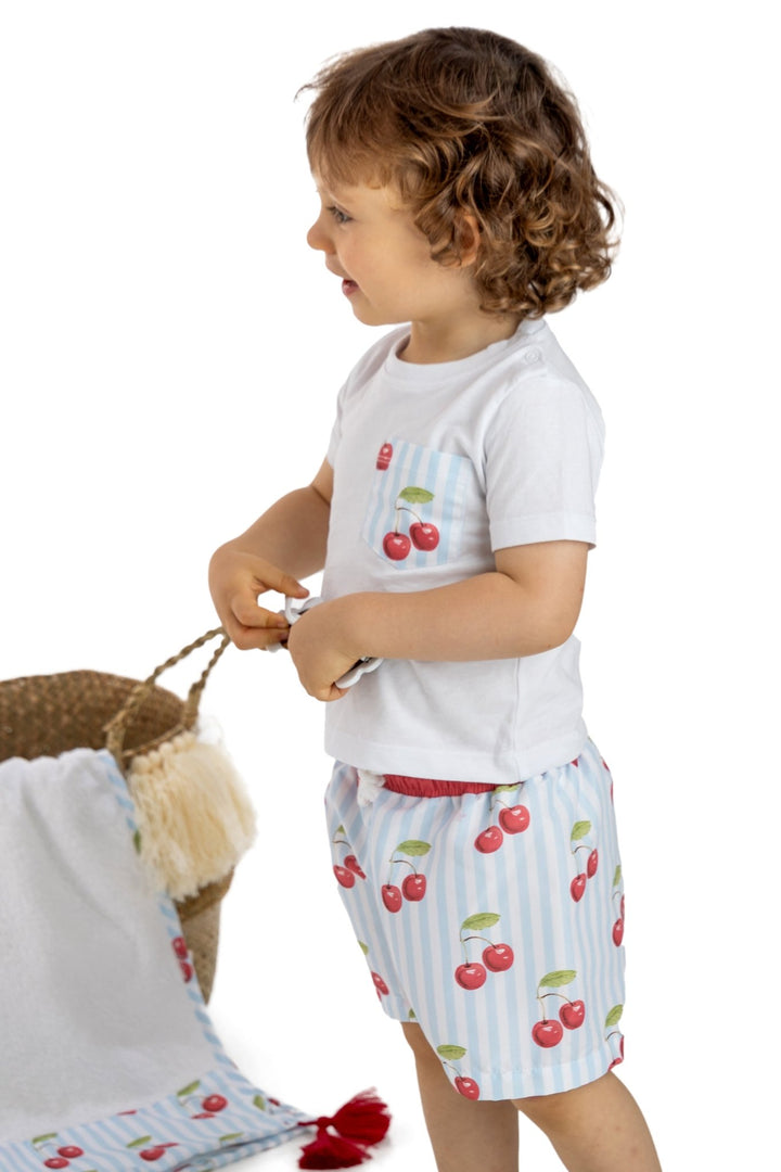 Meia Pata CHERRIES T-Shirt - Millie and John