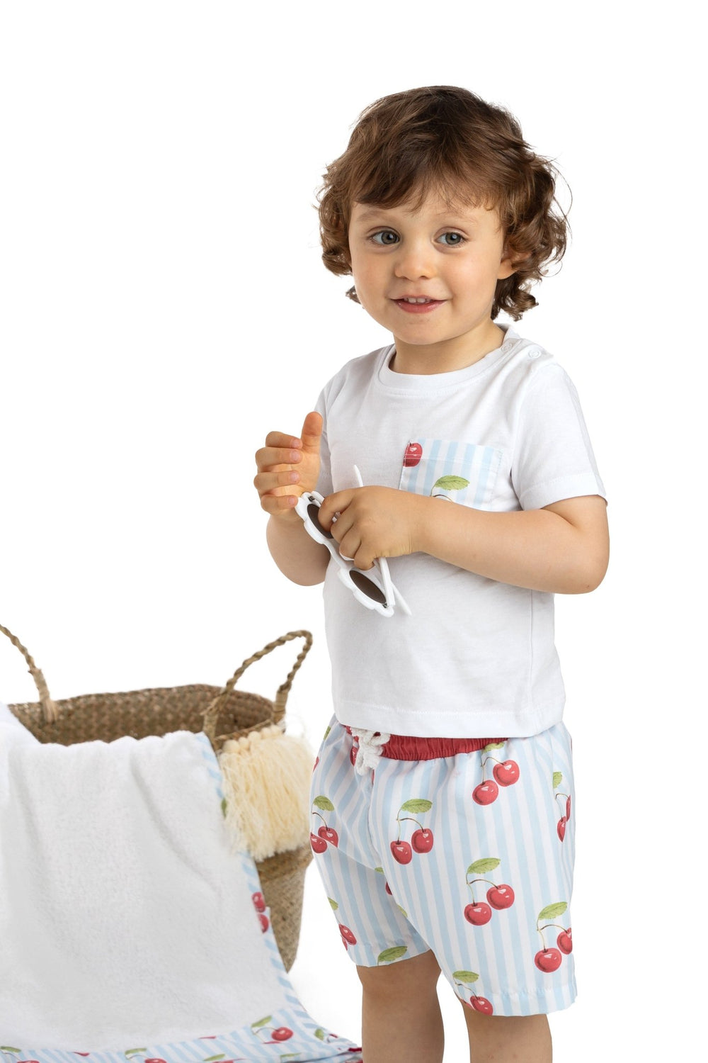 Meia Pata CHERRIES T-Shirt - Millie and John