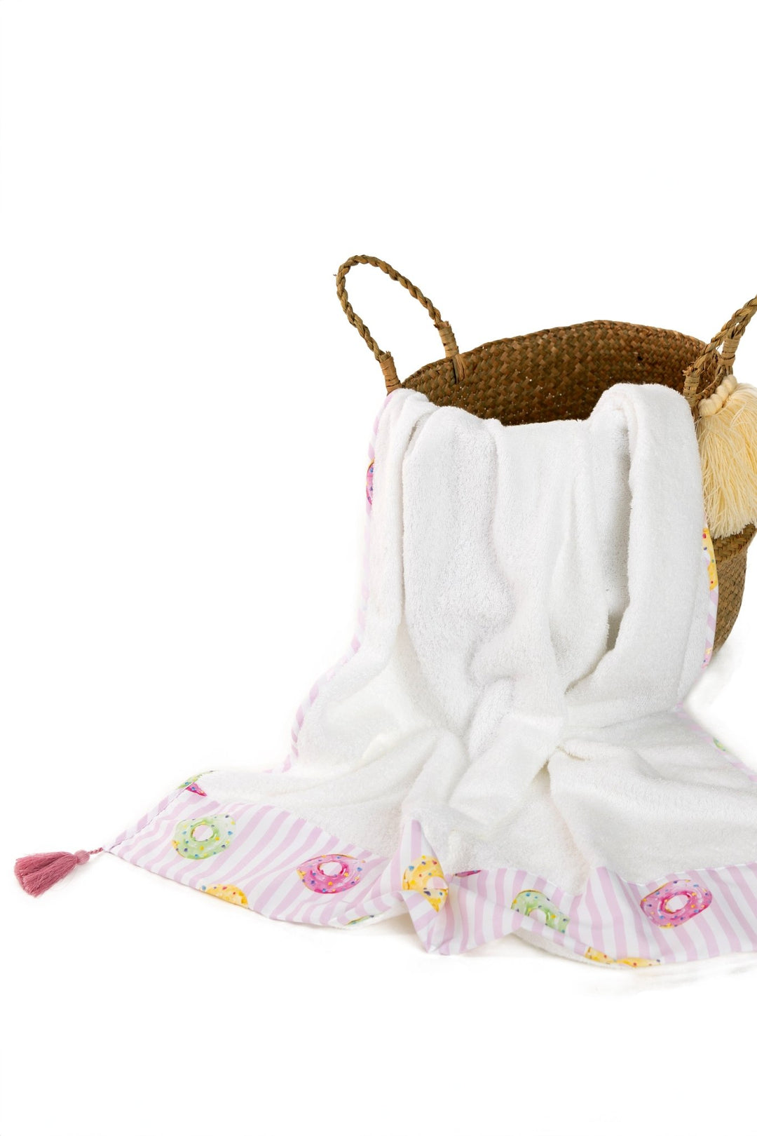 Meia Pata DONUTS Beach Towel (Pink) - Millie and John