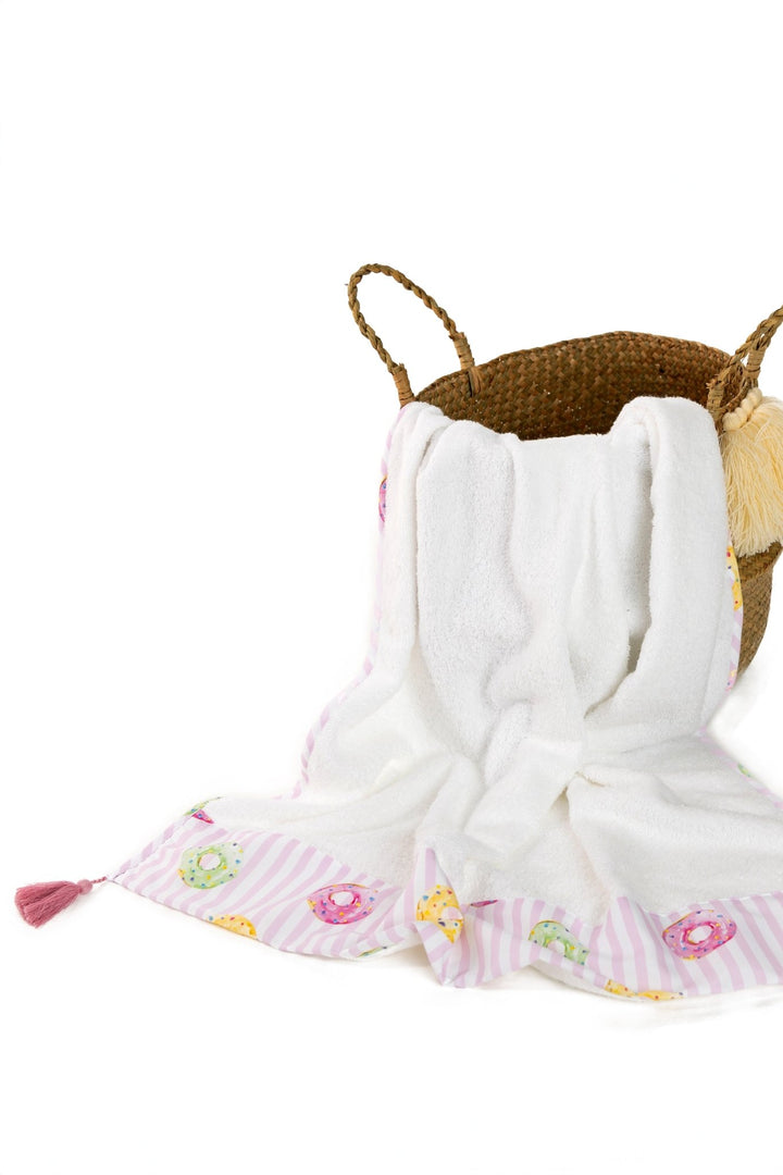 Meia Pata DONUTS Beach Towel (Pink) - Millie and John