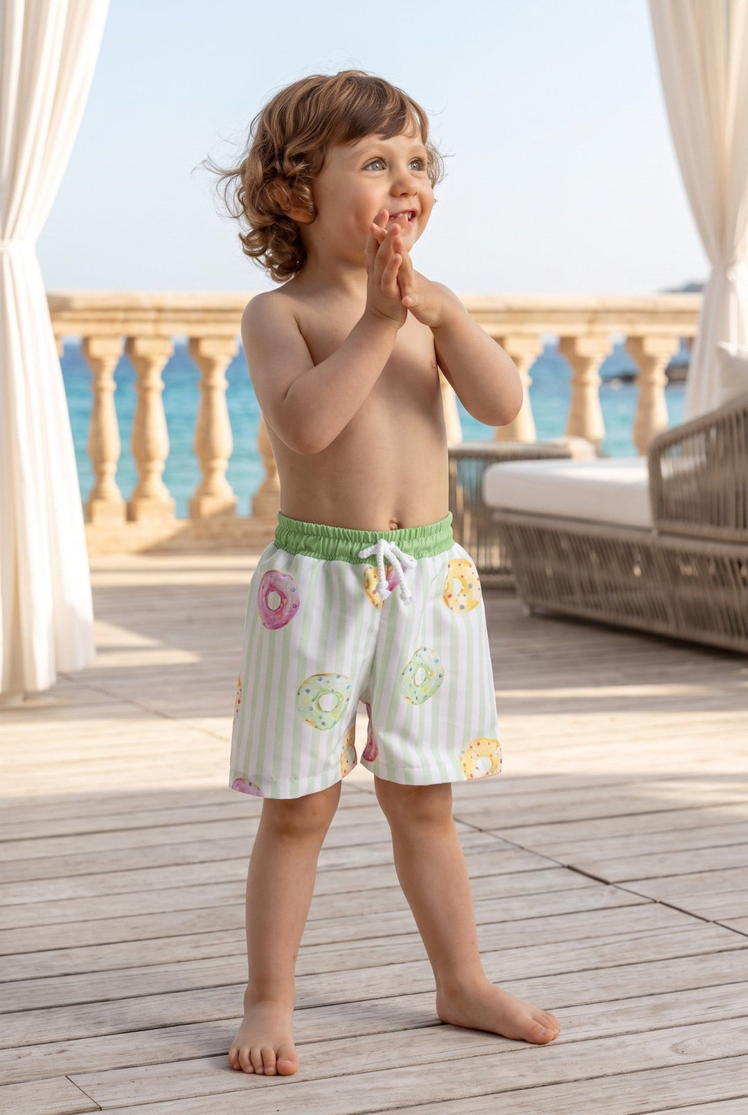 Meia Pata DONUTS Swim Shorts - Millie and John