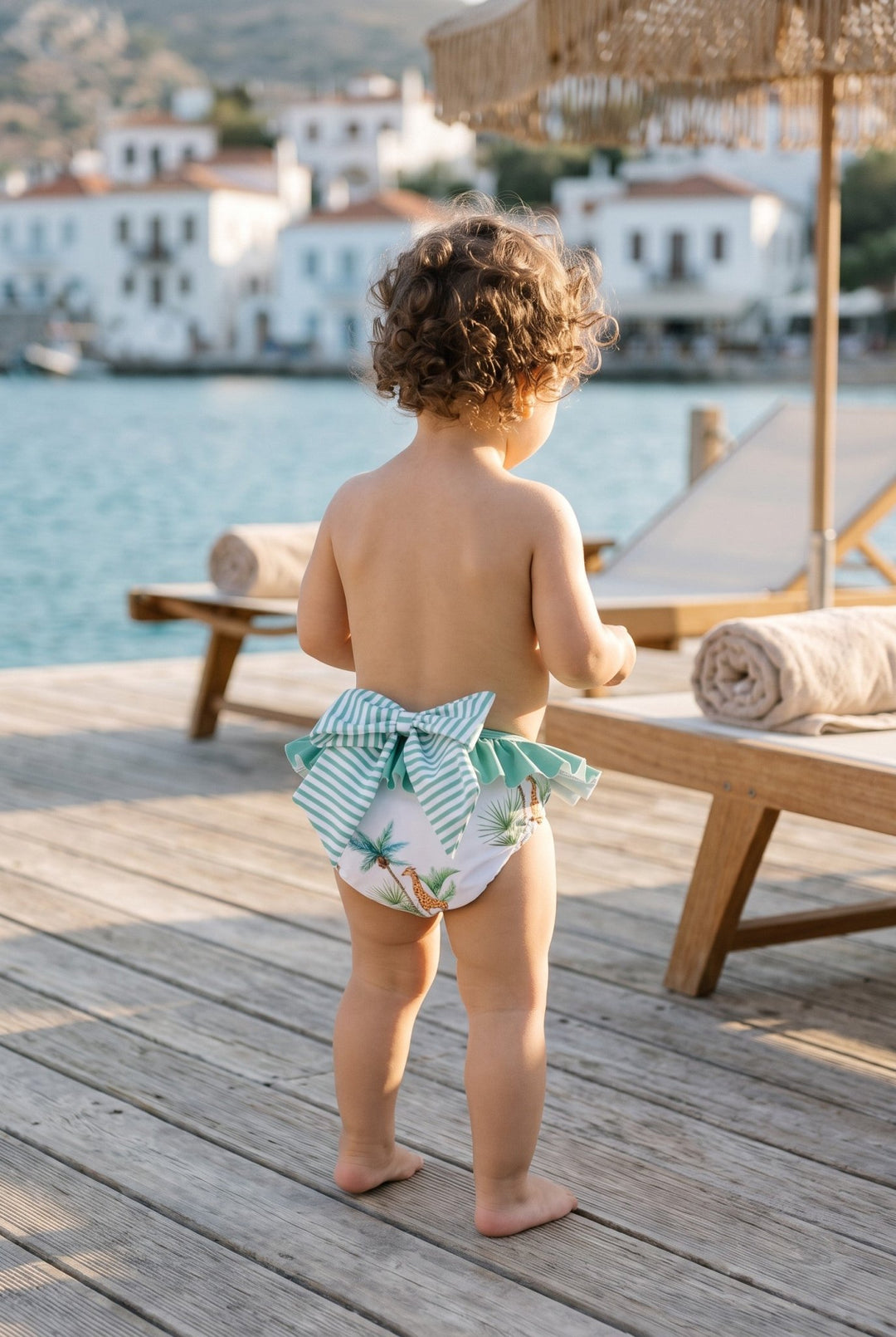 Meia Pata GIRAFFES Bikini Bottoms - Millie and John