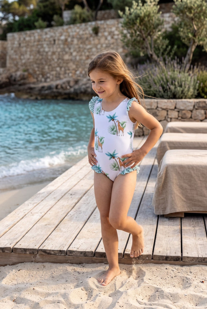 Meia Pata GIRAFFES "La Digue" Swimsuit - Millie and John