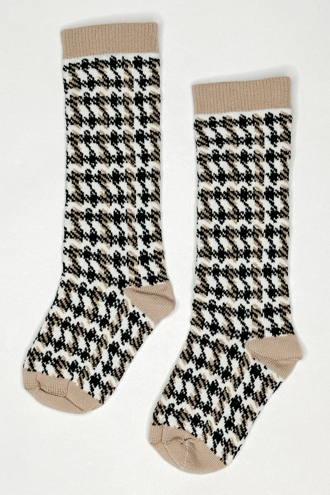 Meia Pata Houndstooth Knee High Socks - Millie and John