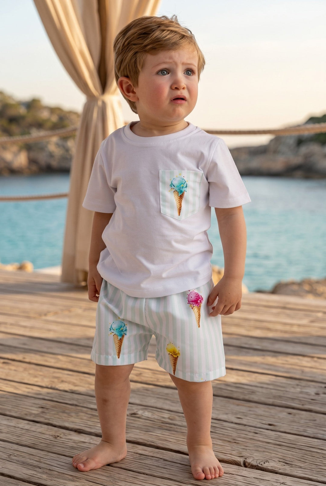 Meia Pata ICE CREAMS Cotton T-Shirt - Millie and John