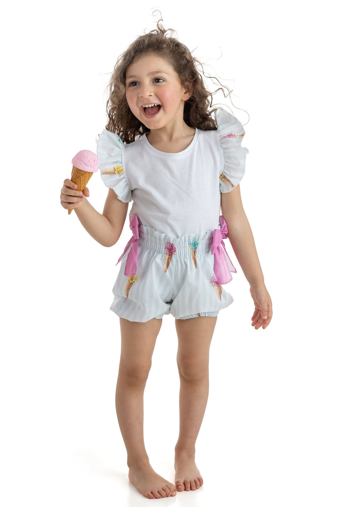 Meia Pata ICE CREAMS Cotton T-Shirt & Shorts - Millie and John