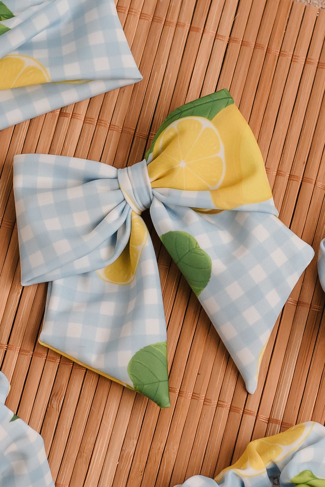 Meia Pata LEMONS Hair Bow - Millie and John