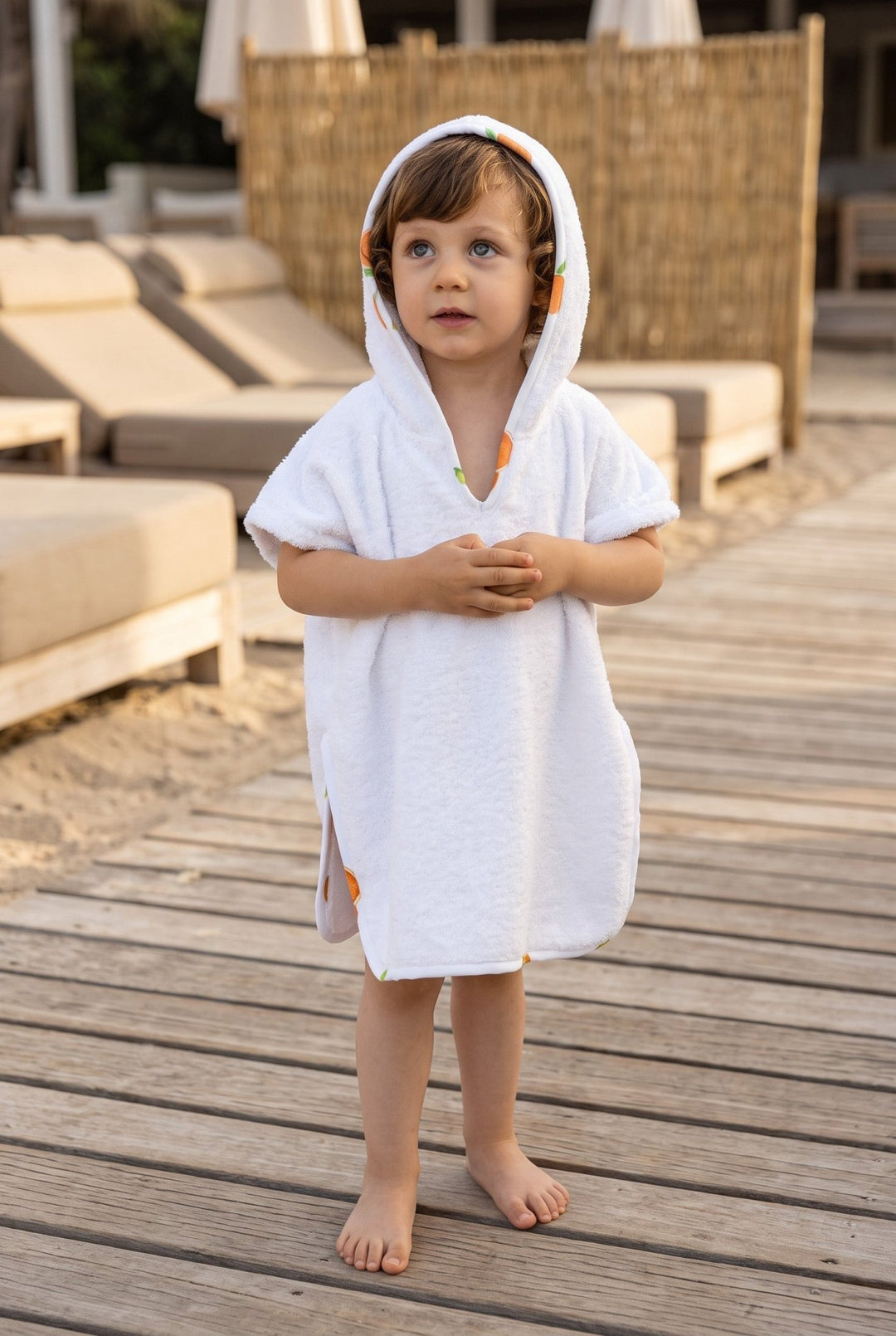 Meia Pata ORANGES Beach Poncho - Millie and John