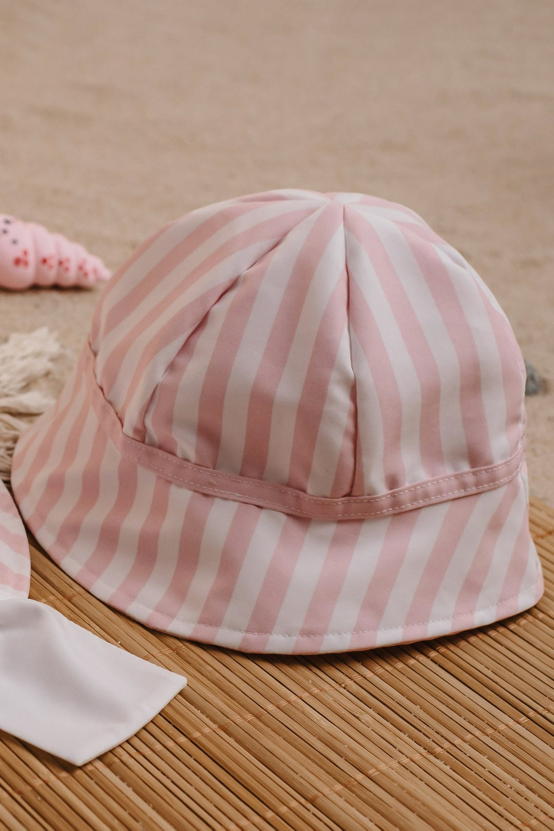 Meia Pata PINK STRIPES Bucket Hat - Millie and John